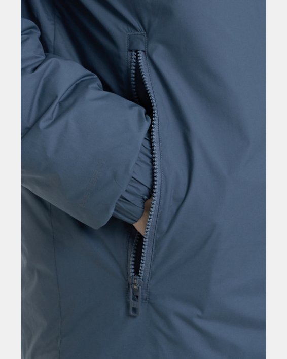 남성 ColdGear® Infrared 라이트웨이트 다운 재킷 in Gray image number 6